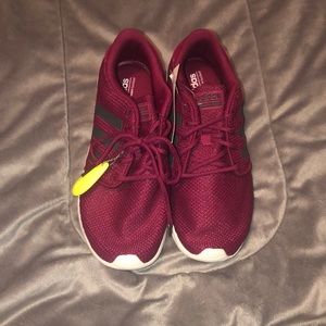Maroon Adidas shoes